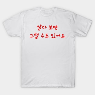 Hangeul In life, everything is possible T-Shirt